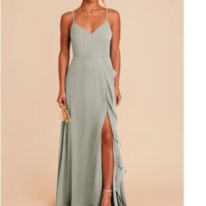 Birdy Grey Sage bridesmaid dress size large